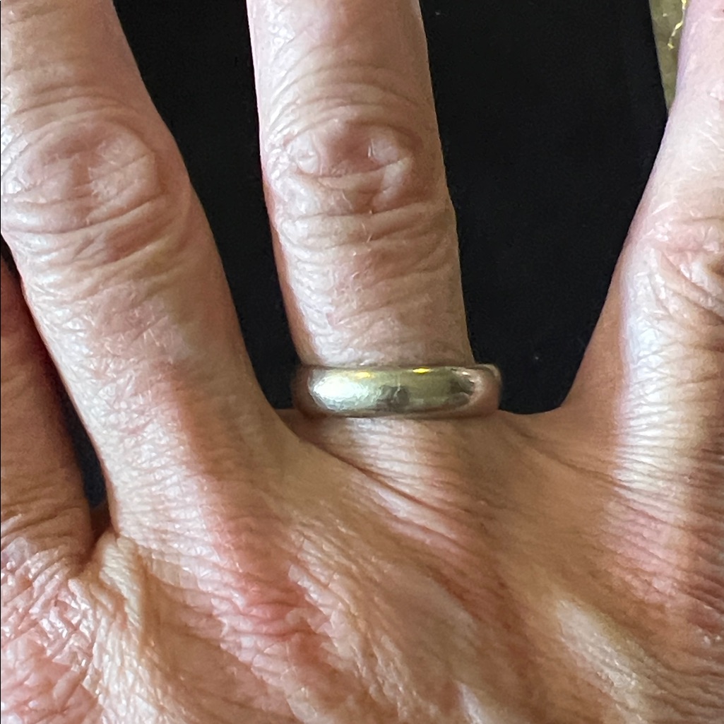 Vintage 14k Gold Wedding Band Ring Size 9.25